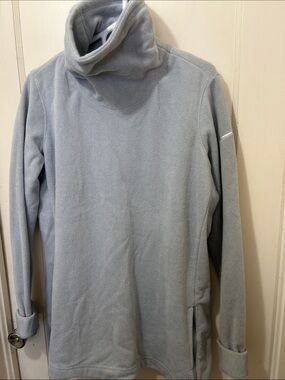 Nike funnel neck fleece - grey